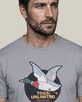 Men´s Graphic T-Shirt - Gray 63_645F118_GRI180503_5