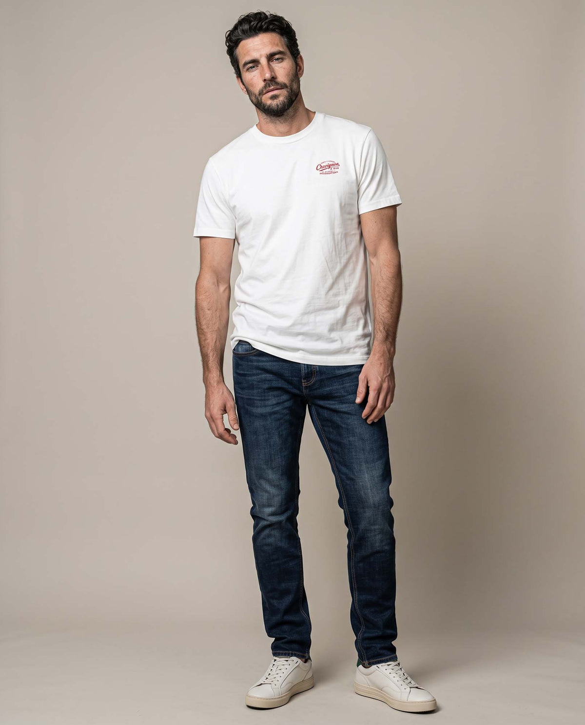 Men's T-shirt 645H134 - Beige 63_645H134_BEI130607_4
