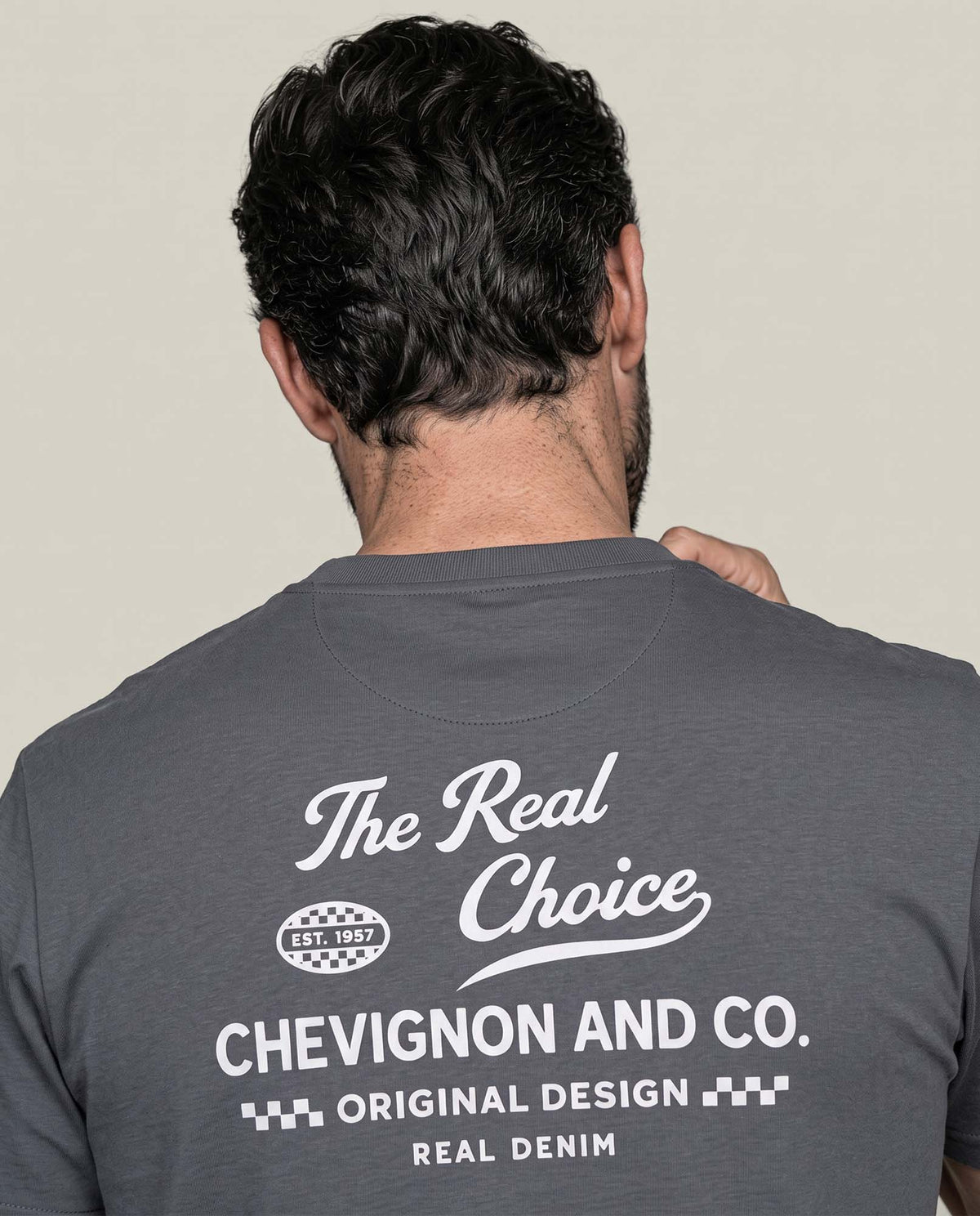 Men's T-shirt 645H134 - Gray 63_645H134_GRI180201_7