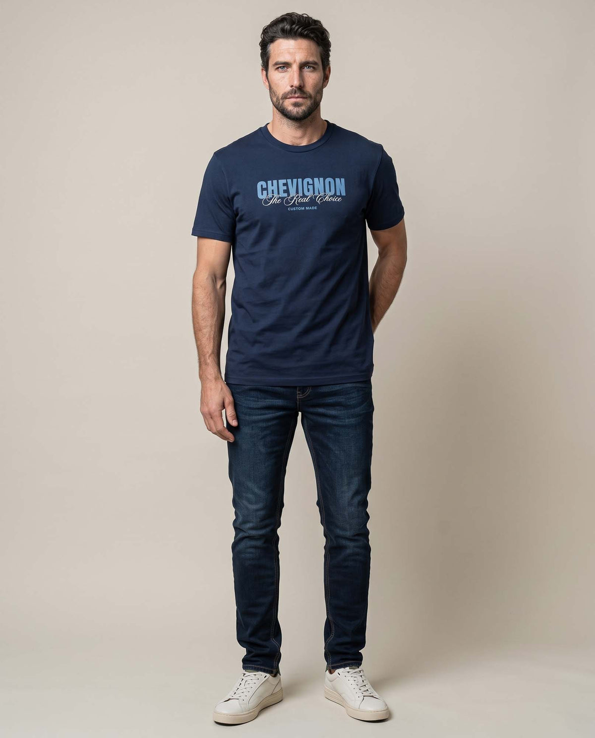 Men's T-shirt 645H137 - Blue 63_645H137_AZU193952_4
