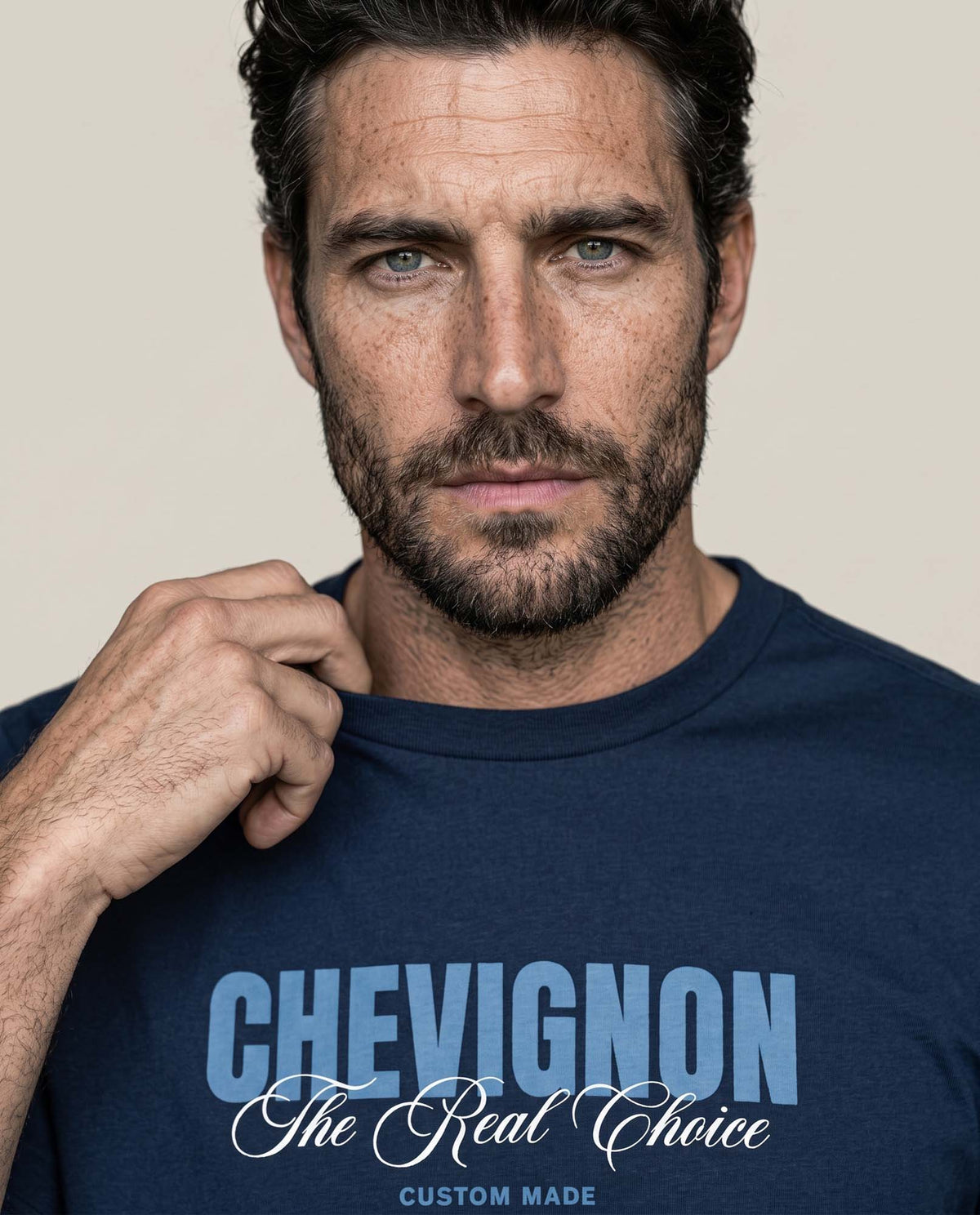 Men's T-shirt 645H137 - Blue 63_645H137_AZU193952_5