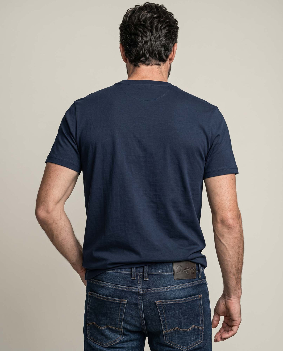 Men's T-shirt 645H137 - Blue 63_645H137_AZU193952_6