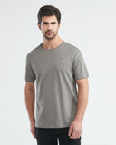 SLIM FIT BASIC TEE IN GRAY