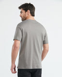 SLIM FIT BASIC TEE IN GRAY