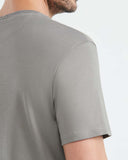 SLIM FIT BASIC TEE IN GRAY