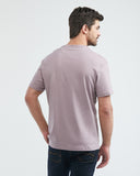 SLIM FIT BASIC TEE  IN PURPLE