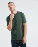 SLIM FIT BASIC TEE IN GREEN