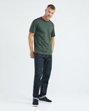 SLIM FIT BASIC TEE IN GREEN