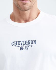 CLASSIC FIT T-SHIRT GRAPHIC 19-57 IN WHITE