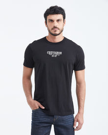 CLASSIC FIT T-SHIRT GRAPHIC 19-57 IN BLACK