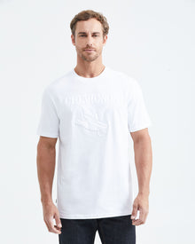 CLASSIC FIT T-SHIRT GRAPHIC DUCK IN WHITE