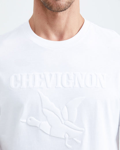 CLASSIC FIT T-SHIRT GRAPHIC DUCK IN WHITE