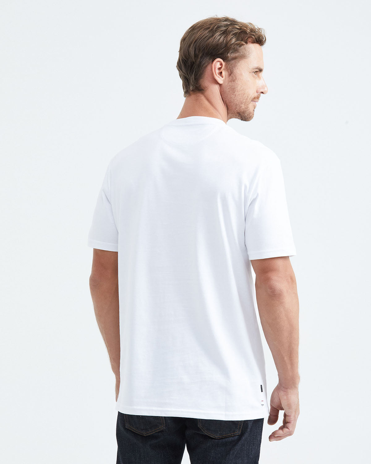 CLASSIC FIT T-SHIRT GRAPHIC DUCK IN WHITE