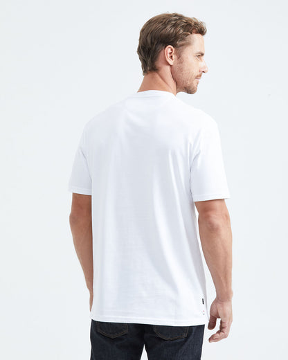 CLASSIC FIT T-SHIRT GRAPHIC DUCK IN WHITE