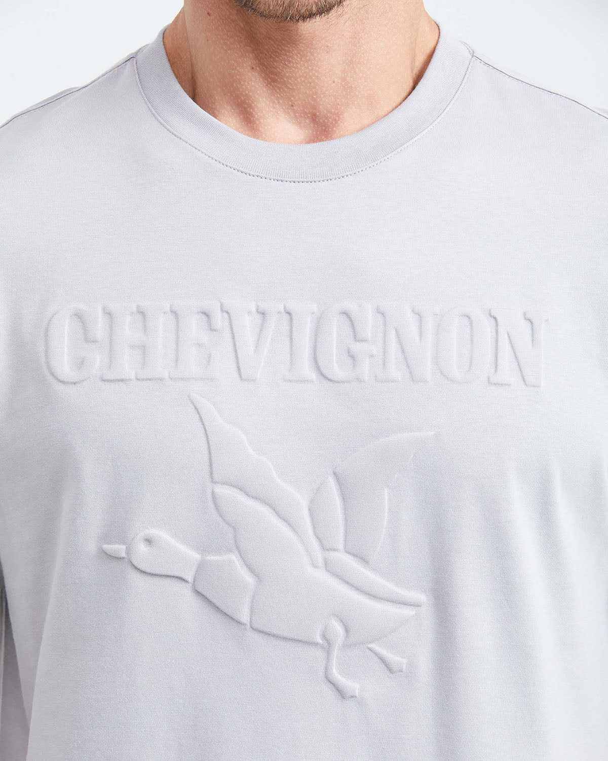 CLASSIC FIT T-SHIRT GRAPHIC DUCK IN GRAY
