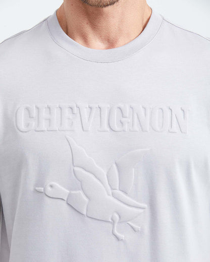 CLASSIC FIT T-SHIRT GRAPHIC DUCK IN GRAY