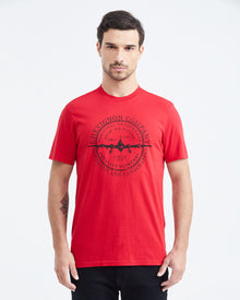SLIM FIT T-SHIRT GRAPHIC SINCE IN RED