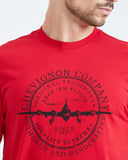 SLIM FIT T-SHIRT GRAPHIC SINCE IN RED