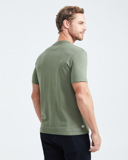 SLIM FIT T-SHIRT GRAPHIC SINCE IN GREEN