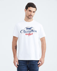 CLASSIC FIT T-SHIRT GRAPHIC CHEVIGNON IN WHITE