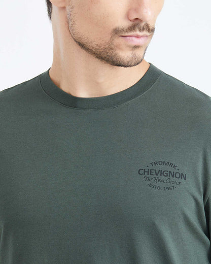 CLASSIC FIT LONG SLEEVE T-SHIRT IN GREEN