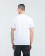 Men's Graphic T-Shirt, Slim Fit - Printed with Racing Car and Typography - White 649F900 - 4