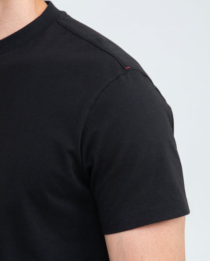 Men's Graphic T-shirt, Slim Fit - Front Print Chevignon Racing - Black - 4