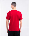 Men's Slim Fit Racing T-Shirt Racing Flags Graphic Red Shoulder Details 100% Cotton - 5