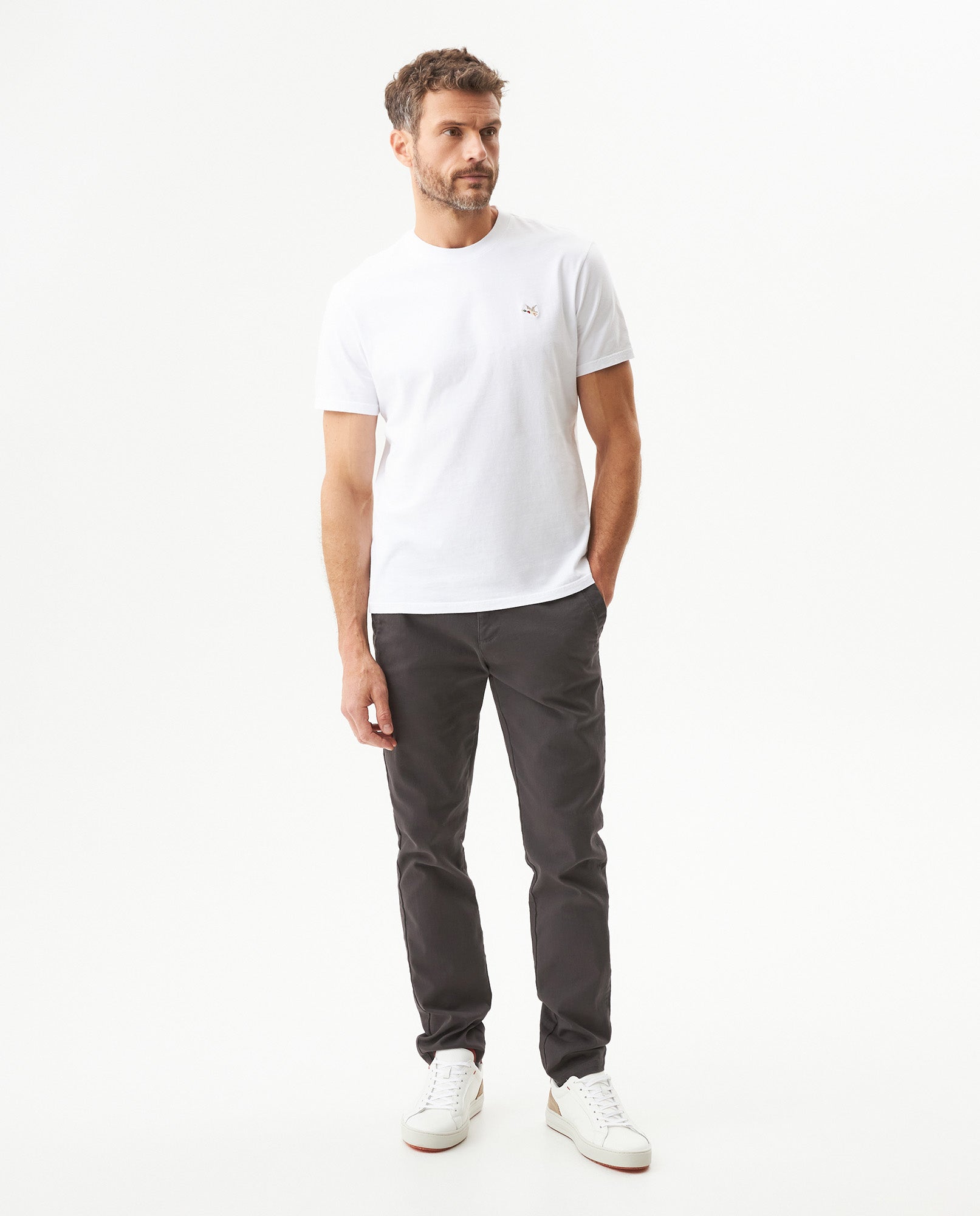 Camiseta Manga Corta para Hombre - White 63_649G001_BLA110601_5