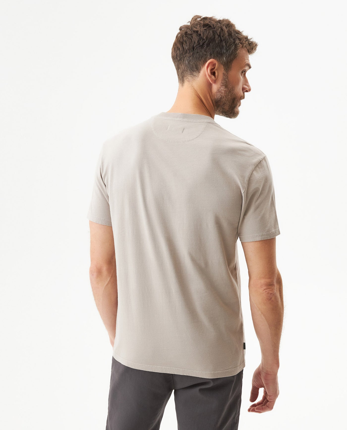 Camiseta Manga Corta para Hombre - Gray 63_649G001_GRI171112_6
