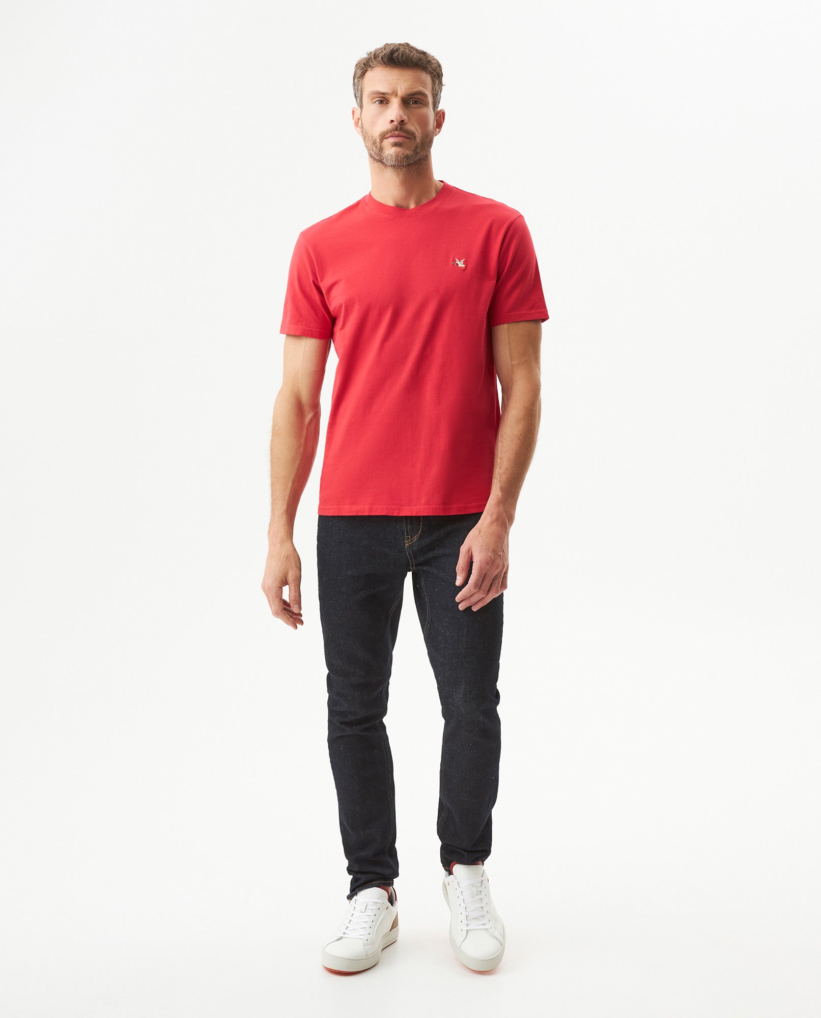 Camiseta Manga Corta para Hombre - Red 63_649G001_ROJ191528_4