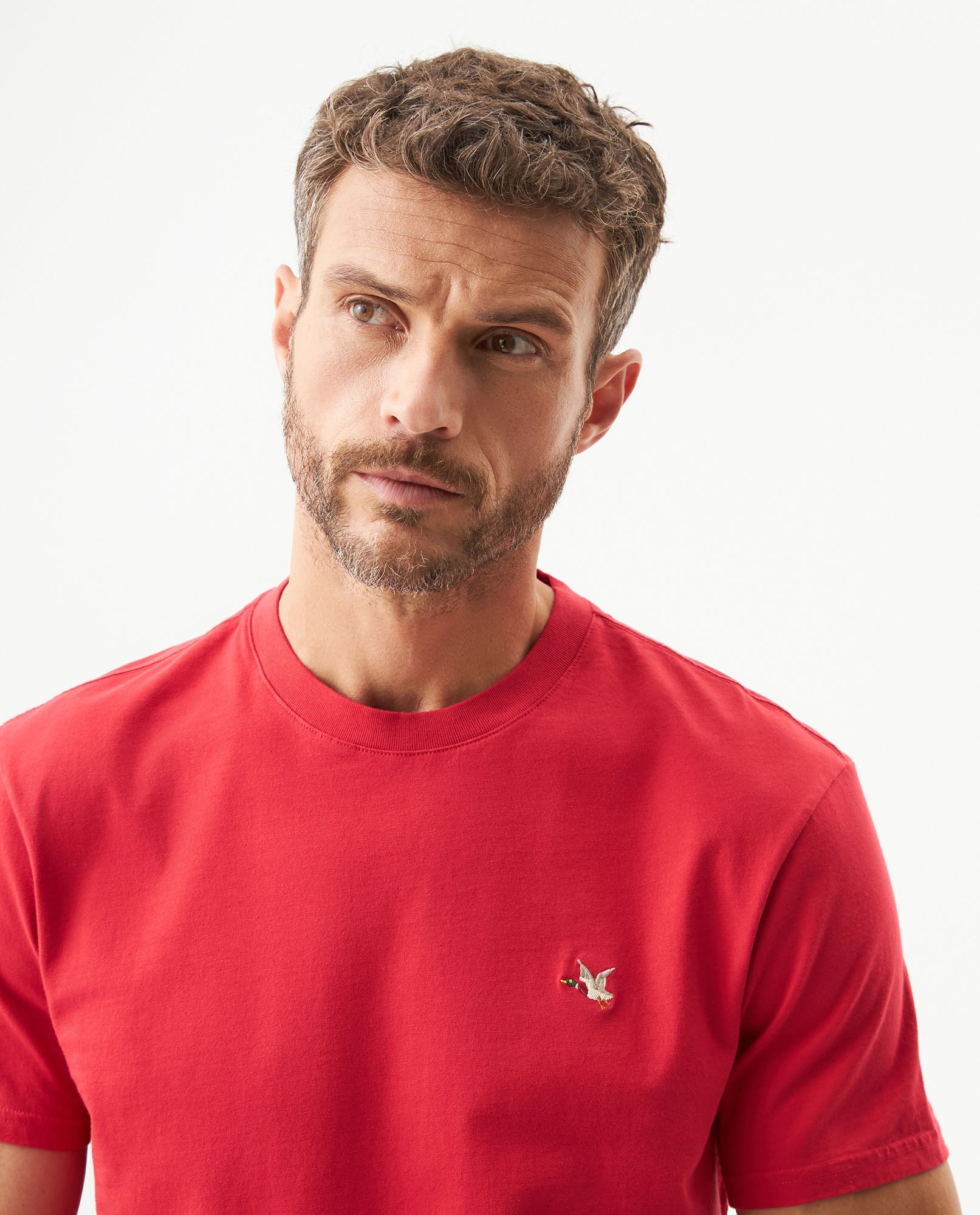 Camiseta Manga Corta para Hombre - Red 63_649G001_ROJ191528_5
