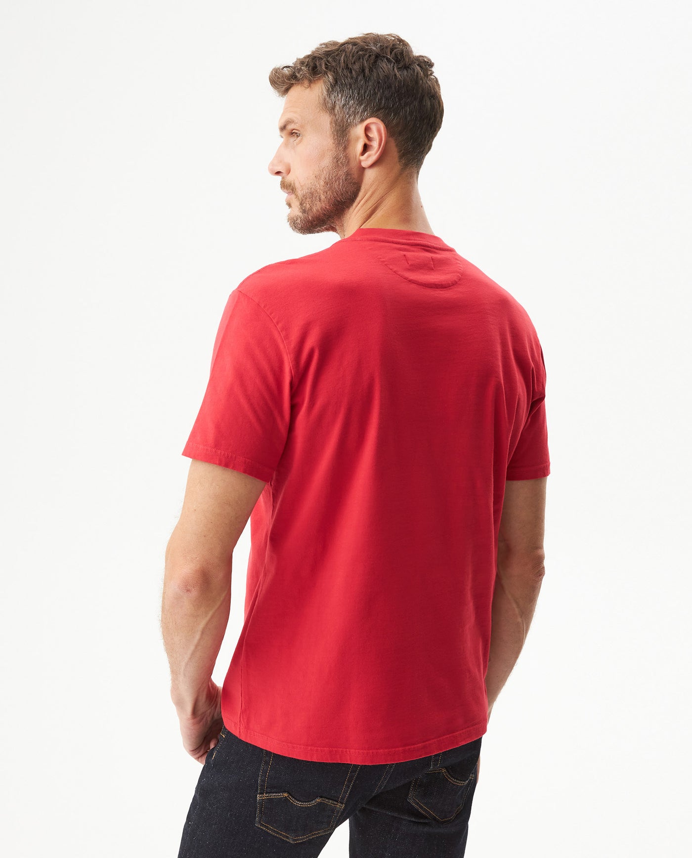Camiseta Manga Corta para Hombre - Red 63_649G001_ROJ191528_6