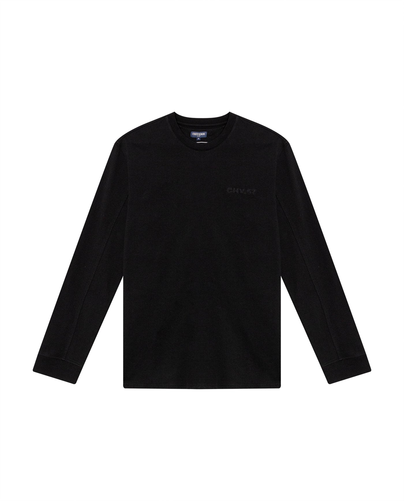 Men's Classic Fit Long Sleeve T-shirt in Cotton, Voyage - 1