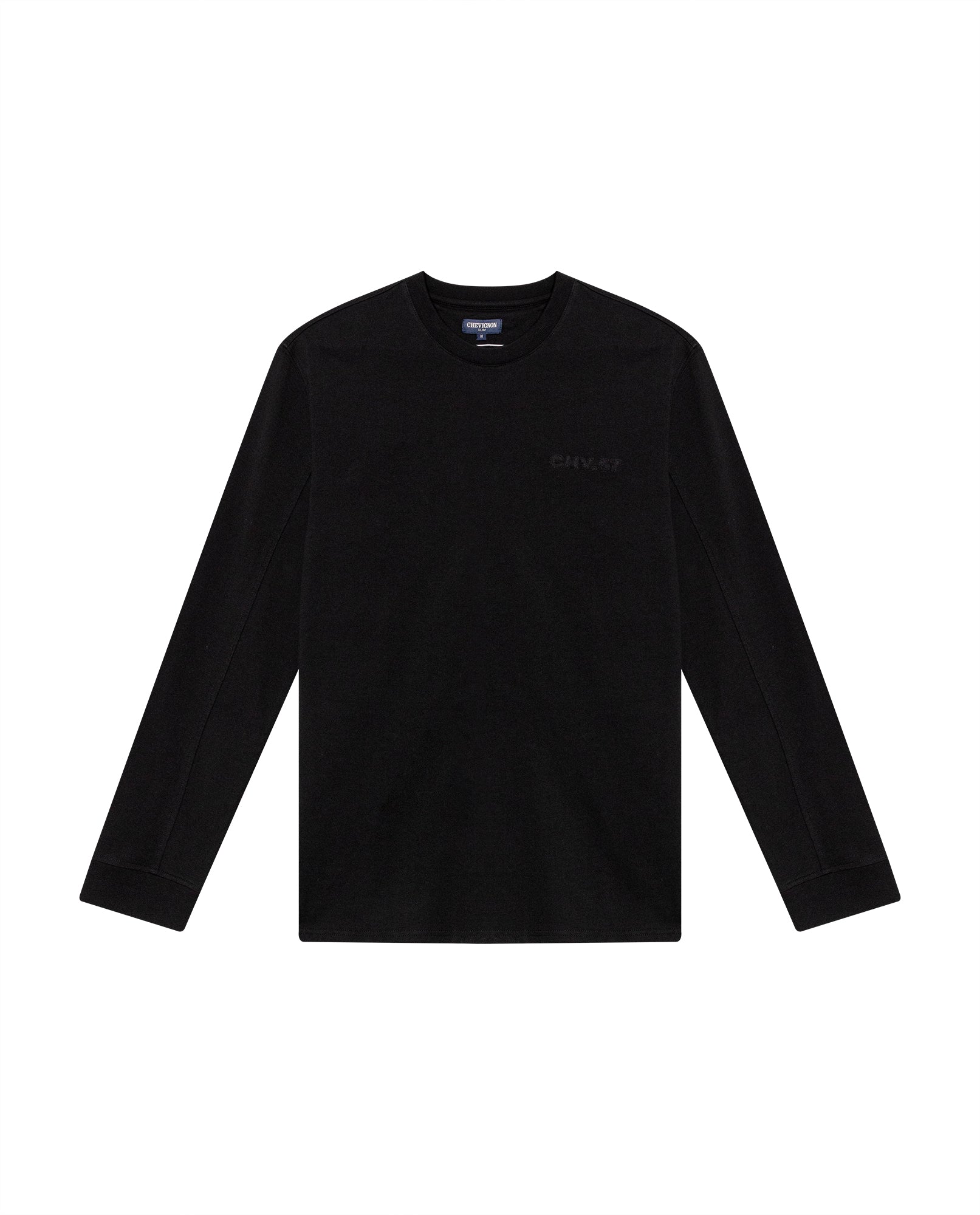 Men's Classic Fit Long Sleeve T-shirt in Cotton, Voyage - 1