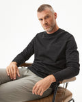 Men's Classic Fit Long Sleeve T-shirt in Cotton, Voyage - 3