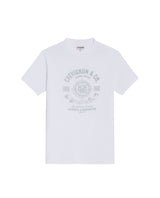 Men's Graphic Slim Fit T-shirt in Cotton, Harbor - 1