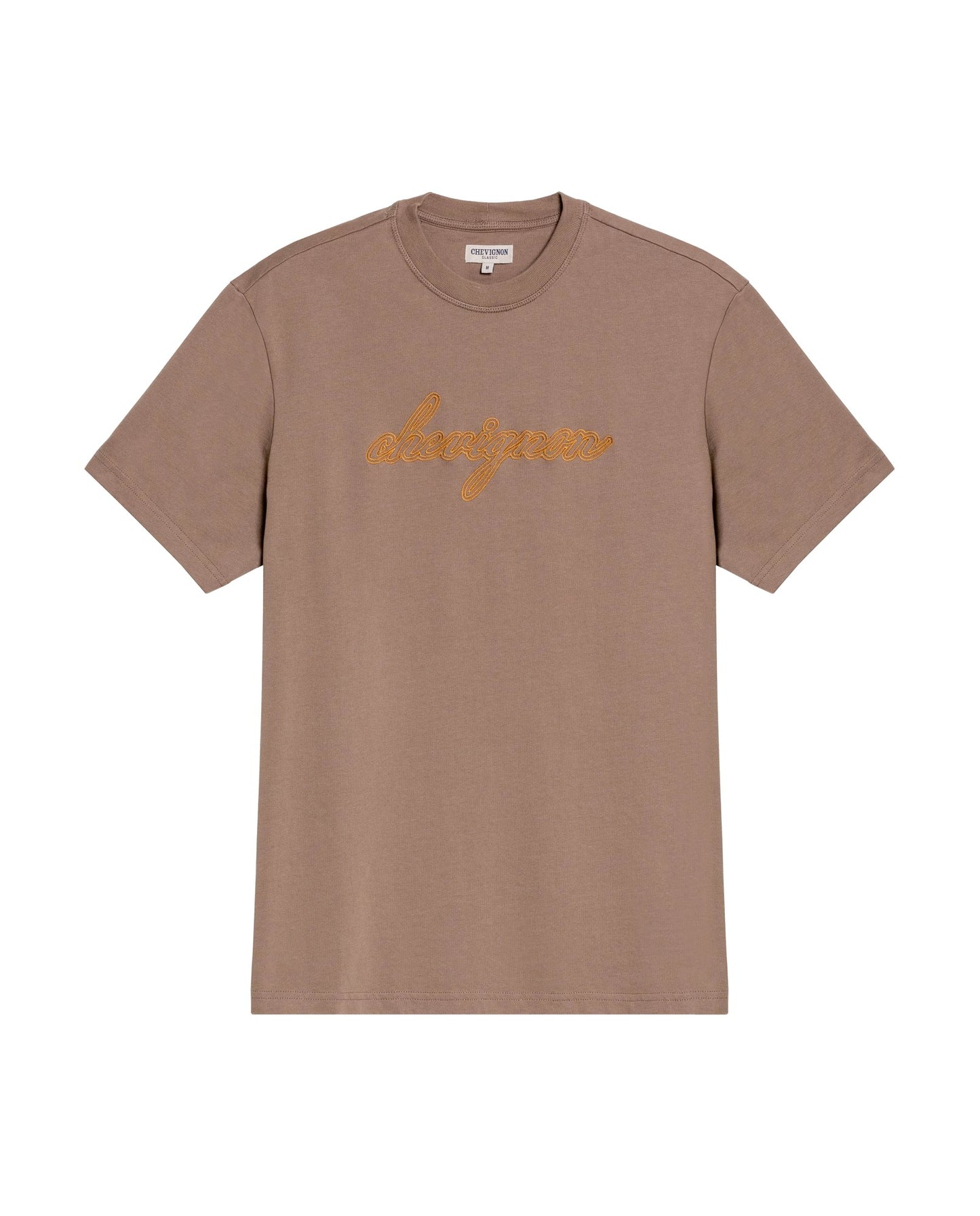 Men's Short Sleeve T-shirt - Brown - 1