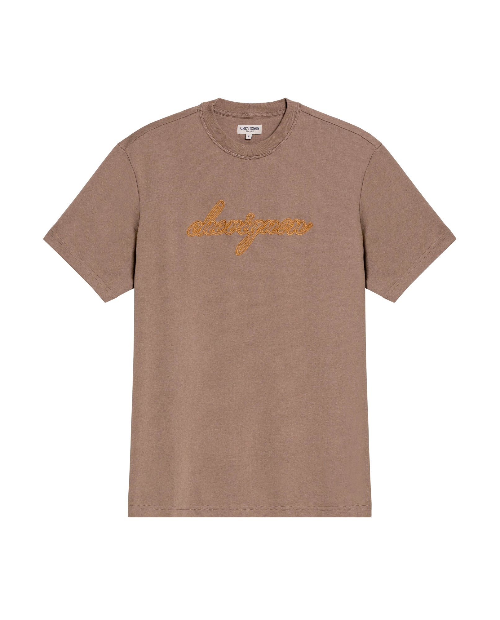 Men's Short Sleeve T-shirt - Brown - 1