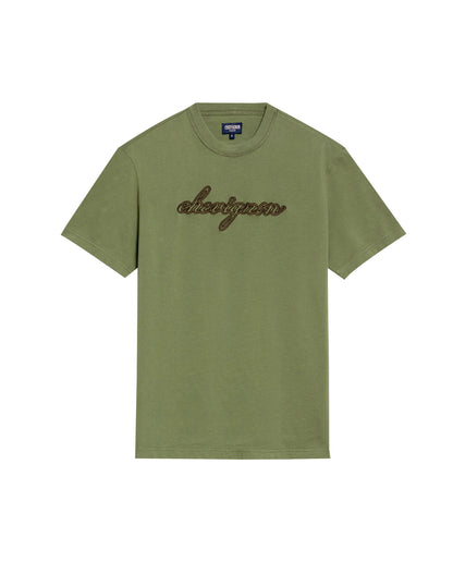 Men's Short Sleeve T-shirt - Green - 1