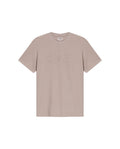 Men's Slim Fit Textured T-shirt in Cotton, Seafarer - 1