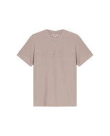 Men's Slim Fit Textured T-shirt in Cotton, Seafarer - 1