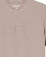 Men's Slim Fit Textured T-shirt in Cotton, Seafarer - 7