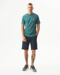 Men's Slim Fit Short Sleeve T-shirt in Cotton, Sailor - 3