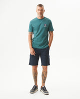 Men's Slim Fit Short Sleeve T-shirt in Cotton, Sailor - 3
