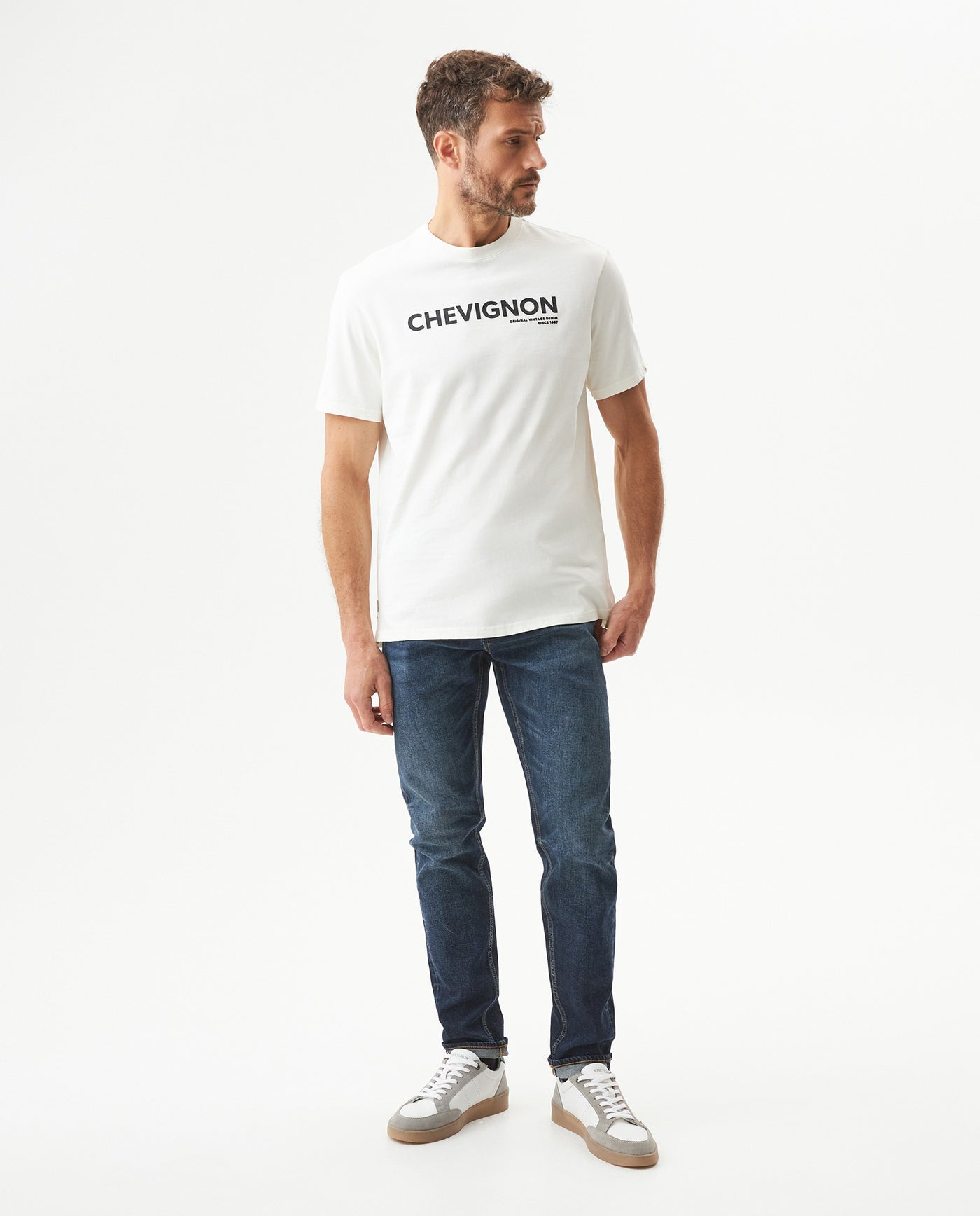 Men's Classic Fit Short Sleeve T-shirt in Cotton, Windward - 3