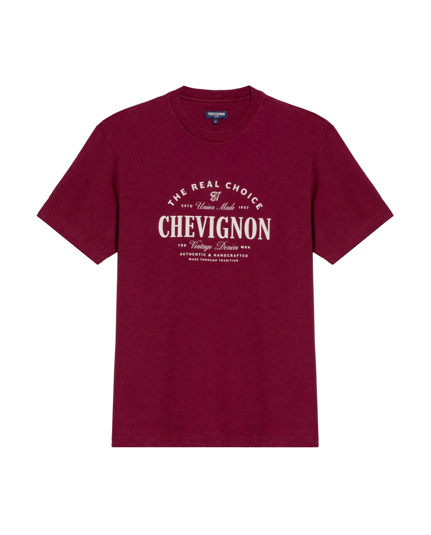 Men's Slim Fit T-shirt in Cotton, Mariner - 3