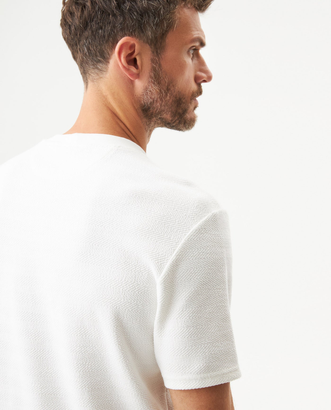 Men's Classic Fit T-shirt in Cotton Stretch Blend, Seaport 649G014 - 6