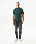 Men's Slim Fit T-shirt in Cotton-Polyester Blend, Waypoint 649G015 - 3