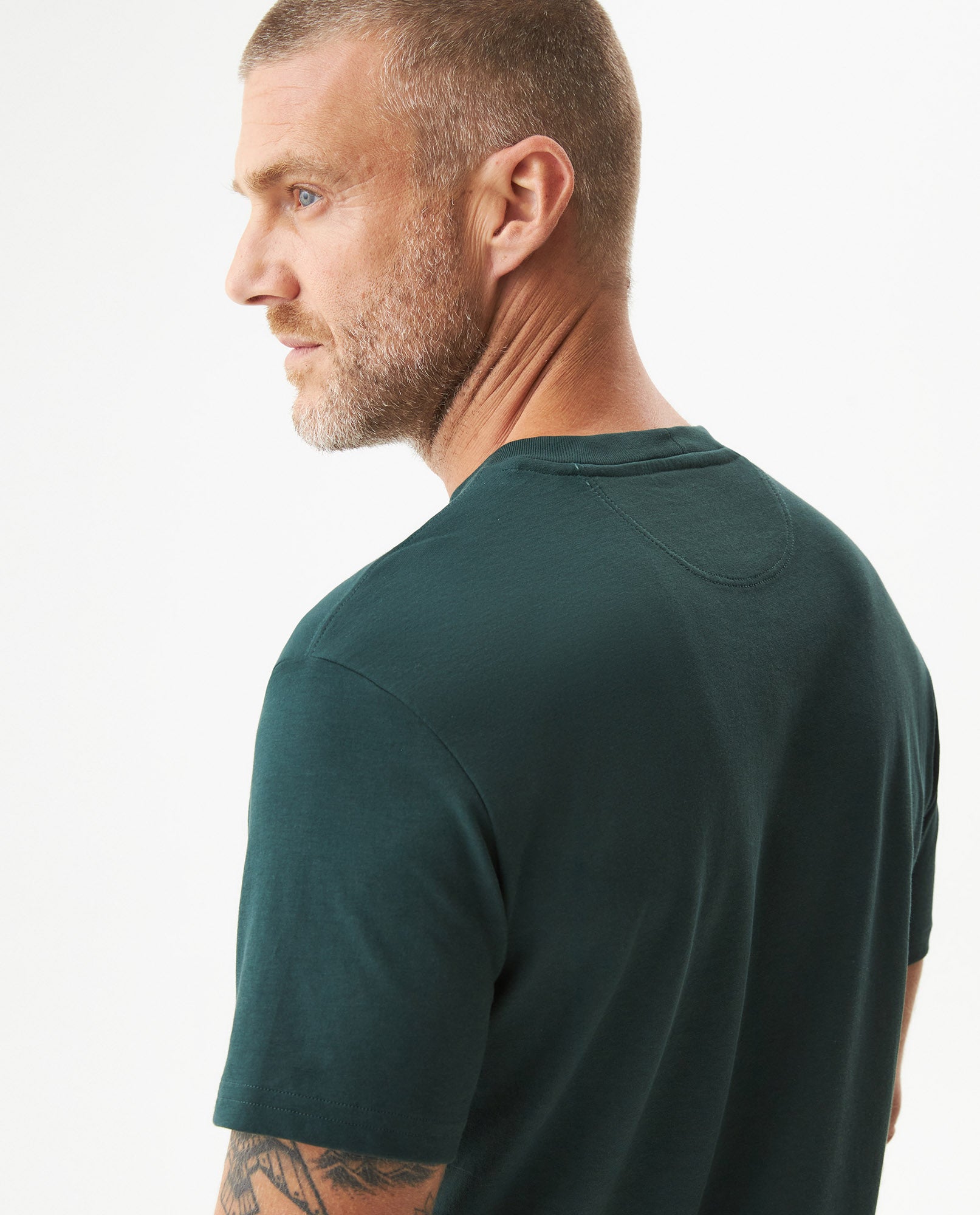 Men's Slim Fit T-shirt in Cotton-Polyester Blend, Waypoint 649G015 - 6
